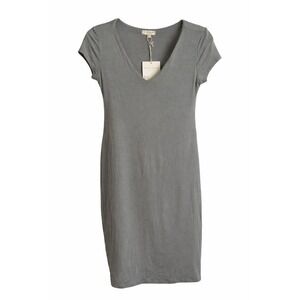 See You Monday Jade Green T-Shirt Dress V-Neck NWT Size Small